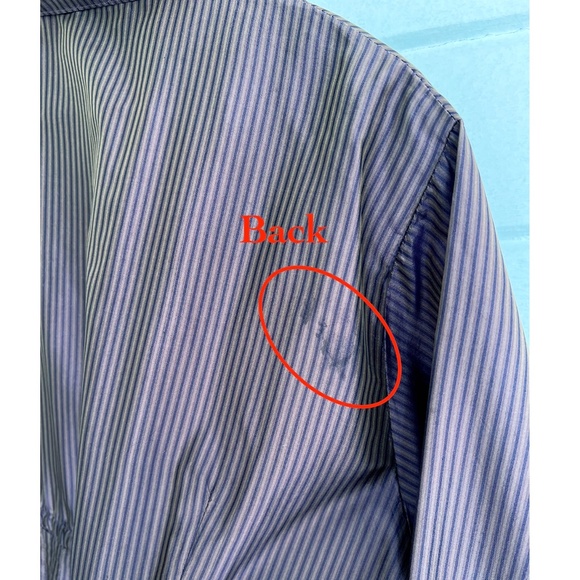 KRISTA LARSON  Silk Button Shirt w/ Pin Tucks & Interior Waist Tie -'AS IS' -O/S - Picture 13 of 15